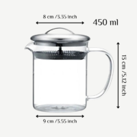 Borosilicate French Tea Press - 450ml