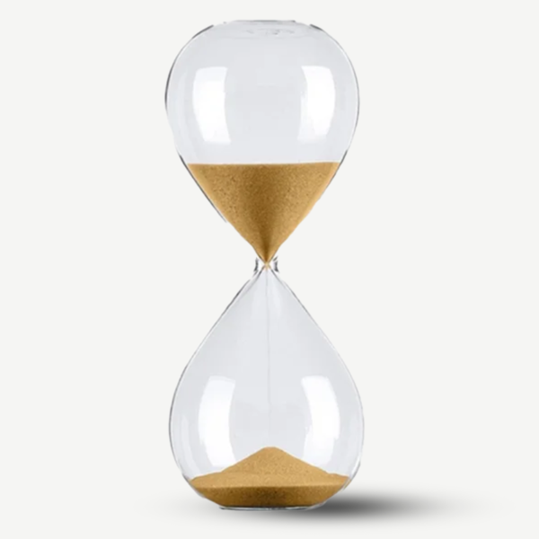 Glass Sand Tea Timer Yellow