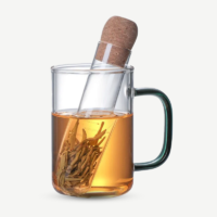 Glass Tea Tube Strainer