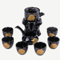 Golden Leaf Kung Fu Semi-Automatic Tea Set