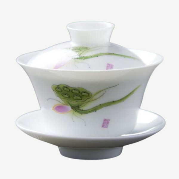 Hand Drawn Gaiwan Teacup