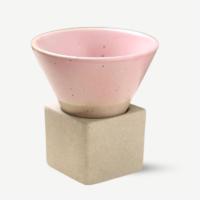 Handmade Pottery Tea Cup Pink