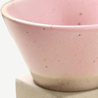 Handmade Pottery Tea Cup Pink